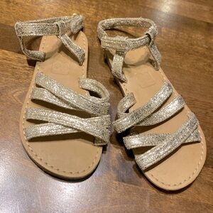 Gold sandals